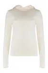 P.a.r.o.s.h . Linfa Knitted Hoodie In White