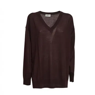 P.a.r.o.s.h Linfa V-neck Over Sweater In Black