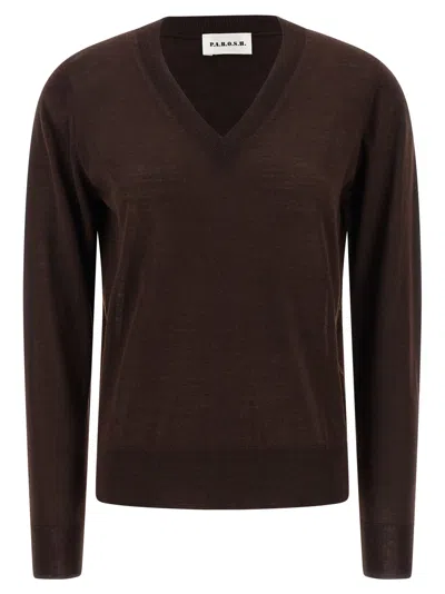 P.a.r.o.s.h Linfa26 Sweater In Brown