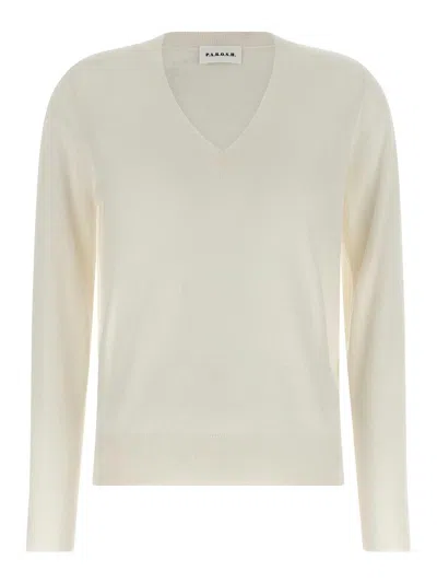 P.a.r.o.s.h Linfa26 Sweater In White