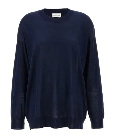 P.a.r.o.s.h Parosh Linfad Blue Wool Sweater