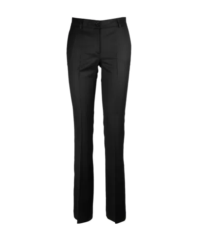 P.a.r.o.s.h Logo Casual Pants In Black