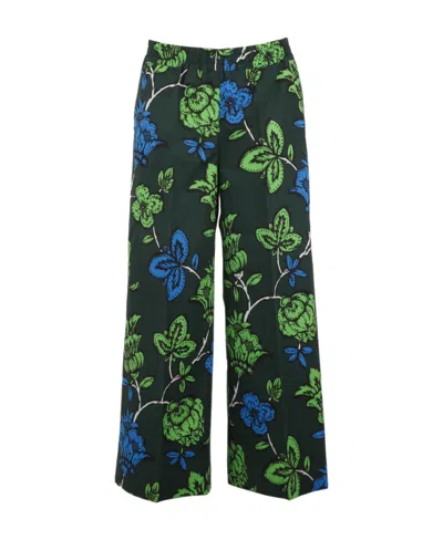 P.a.r.o.s.h Logo Casual Pants In Green