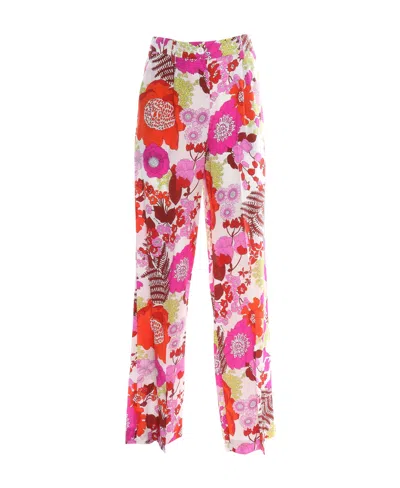 P.a.r.o.s.h Logo Casual Pants In Pink