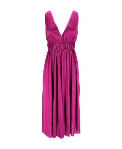 P.a.r.o.s.h Logo Dress In Pink