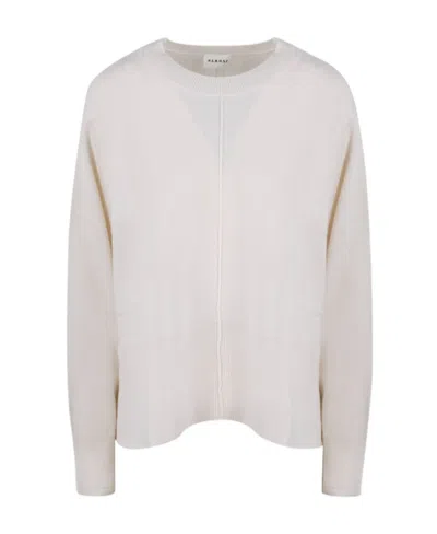 P.a.r.o.s.h Logo Knitted Sweater In White