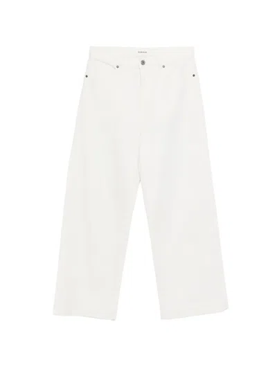 P.a.r.o.s.h Logo-label Five-pocket Jeans In White