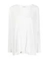 P.a.r.o.s.h Logo Long-sleeved Sweater In White