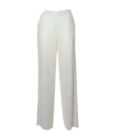 P.a.r.o.s.h Logo Straight Casual Pants In White