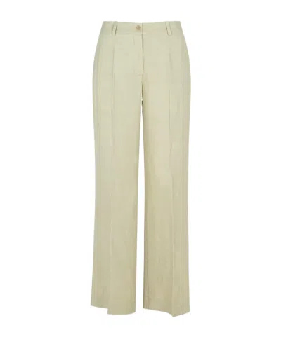 P.a.r.o.s.h Logo Straight Trousers In Green