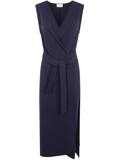 P.a.r.o.s.h Parosh Long Blouse In Blue