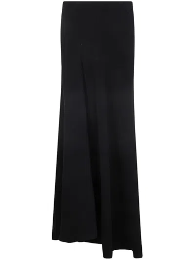 P.a.r.o.s.h Long Cady Skirt In Black