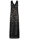 P.a.r.o.s.h Guipure Lace Midi Dress