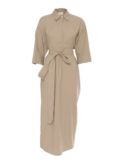 P.a.r.o.s.h . Long Dress In Beige