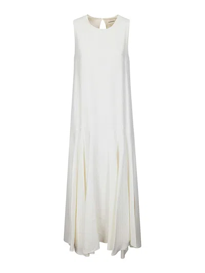 P.a.r.o.s.h Long Dress In White