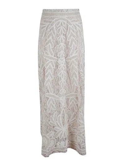 P.a.r.o.s.h Long Lace Skirt