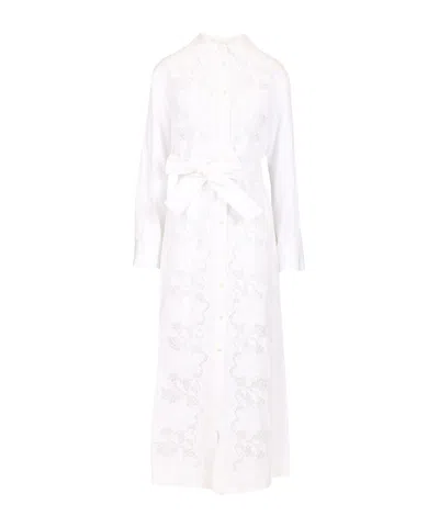 P.A.R.O.S.H EMBROIDERED SHIRT DRESS