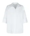 P.a.r.o.s.h White Cotton Shirt In White