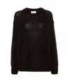 P.a.r.o.s.h Long-sleeve Sweater In Black