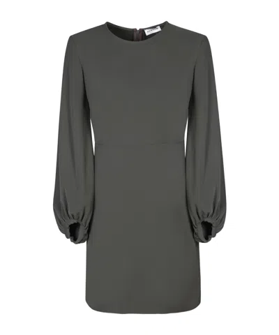 P.A.R.O.S.H LONG-SLEEVED A-LINE MINI DRESS