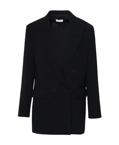 P.a.r.o.s.h Long-sleeved Casual Jacket In Black