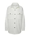 P.a.r.o.s.h . Ninja Cotton Shirt Pocket In White