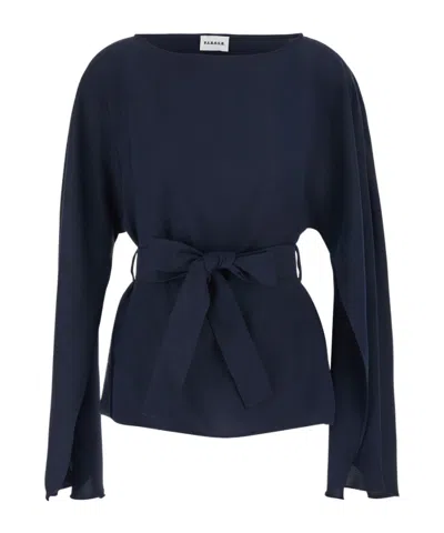 P.a.r.o.s.h Long-sleeved Cover-up In Blue