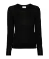 P.a.r.o.s.h Long-sleeved Knitted Sweater In Black