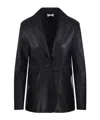 P.a.r.o.s.h Flap Pocket Jacket With Long Sleeves And Lapels In Black