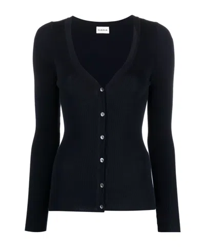 P.A.R.O.S.H LONG-SLEEVED RIB CARDIGAN