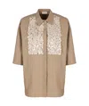 P.a.r.o.s.h Long-sleeved Shirt In Nude