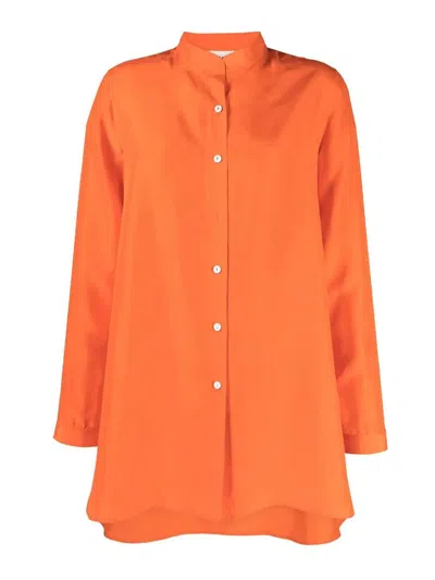 P.a.r.o.s.h Long Sleeved Shirt In Orange