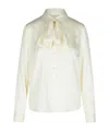 P.a.r.o.s.h Salty Cream Evening Blend Shirt In White
