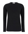 P.a.r.o.s.h Black Sweater With Deep Neckline In Black