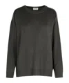 P.a.r.o.s.h 'loos' Turtle-grey Wool Blend Sweater In Black