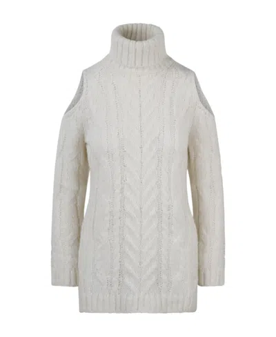 P.a.r.o.s.h Long-sleeved Sweater In White
