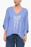 P.a.r.o.s.h Long Sleeved Top With Allover Sequins