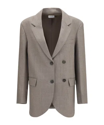 P.a.r.o.s.h Long-sleeve Blazer In Gray