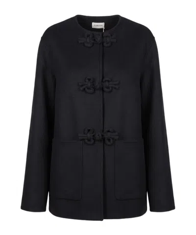 P.a.r.o.s.h Long-sleeve Casual Jacket In Black