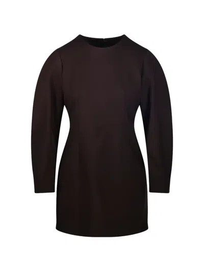 P.a.r.o.s.h Long-sleeve Mini Dress In Multi