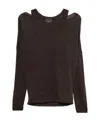 P.a.r.o.s.h Long-sleeve T-shirt In Brown