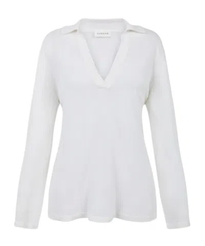 P.a.r.o.s.h Long-sleeve T-shirt In White