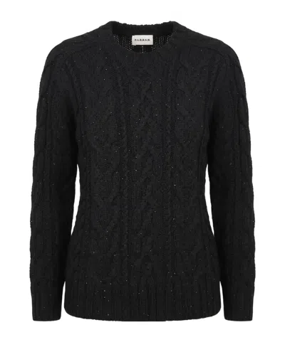 P.a.r.o.s.h . Long-sleeved Crewneck Jumper In Black