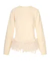 P.a.r.o.s.h Long-sleeved Knitted Pullover In Neutral