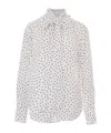 P.a.r.o.s.h Star-print Pussy-bow Blouse In White