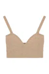P.a.r.o.s.h Parosh Loos Knitted Top In Neutral