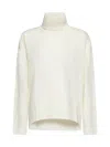 P.a.r.o.s.h White Crewneck Sweater In Cream