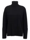P.a.r.o.s.h Lady Blum Roll-neck Wool Sweater In Nero
