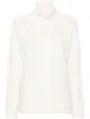 P.a.r.o.s.h . Relaxed Fit Turtleneck Sweater In White
