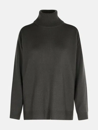 P.a.r.o.s.h 'loos' Turtleneck Sweater In Dove Grey Wool Blend